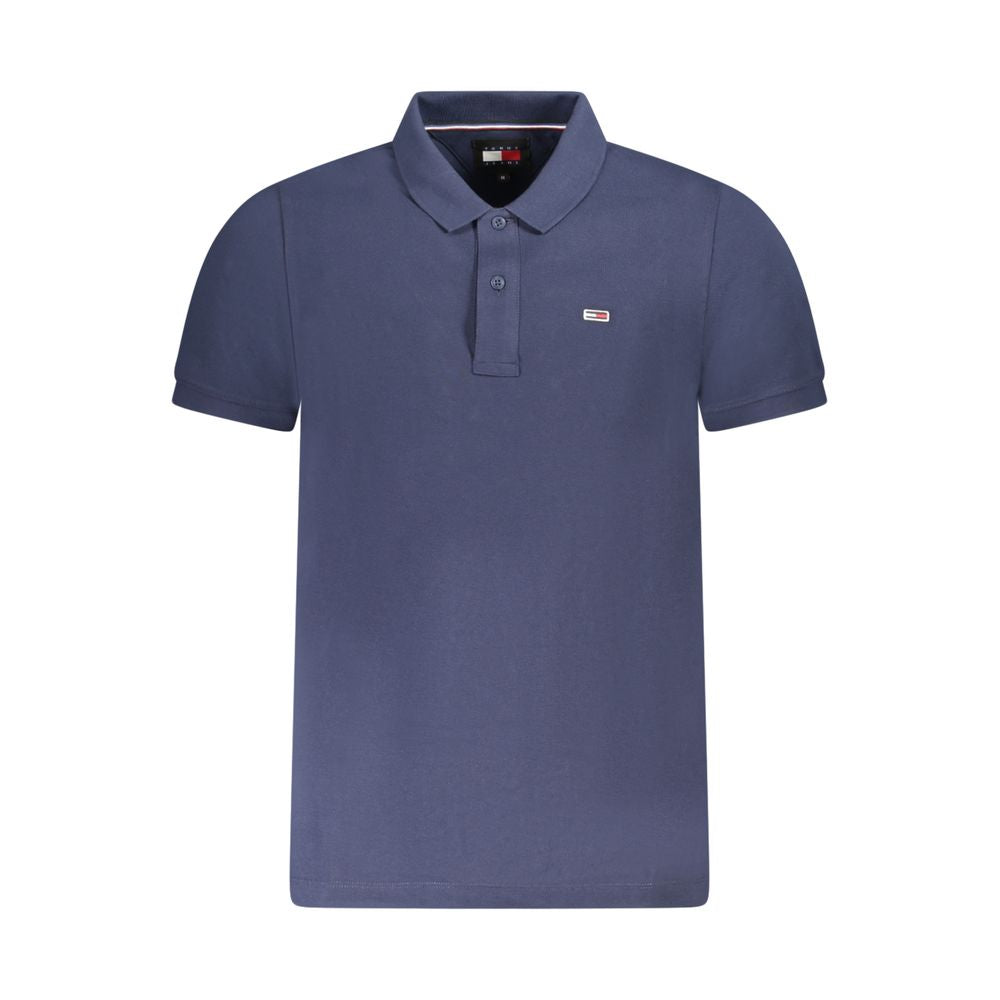 Katoenen Poloshirt — Blauw