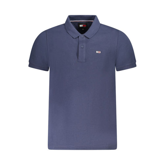 Katoenen Poloshirt — Blauw