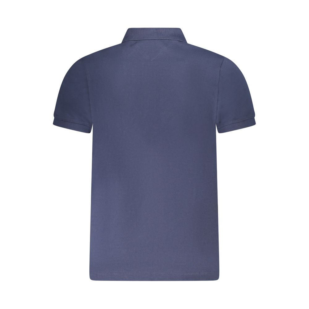 Katoenen Poloshirt — Blauw
