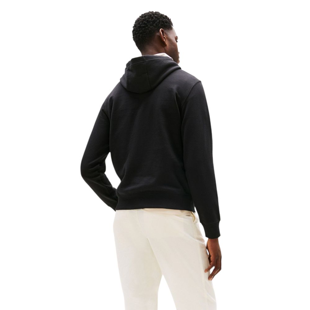 Gerecycled katoenen Hoodie — Zwart