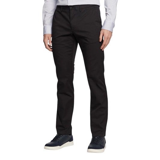 Gerecycled katoenen Broek — Zwart
