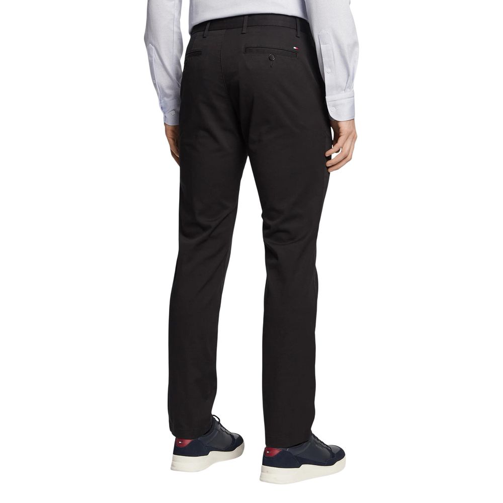 Gerecycled katoenen Broek — Zwart