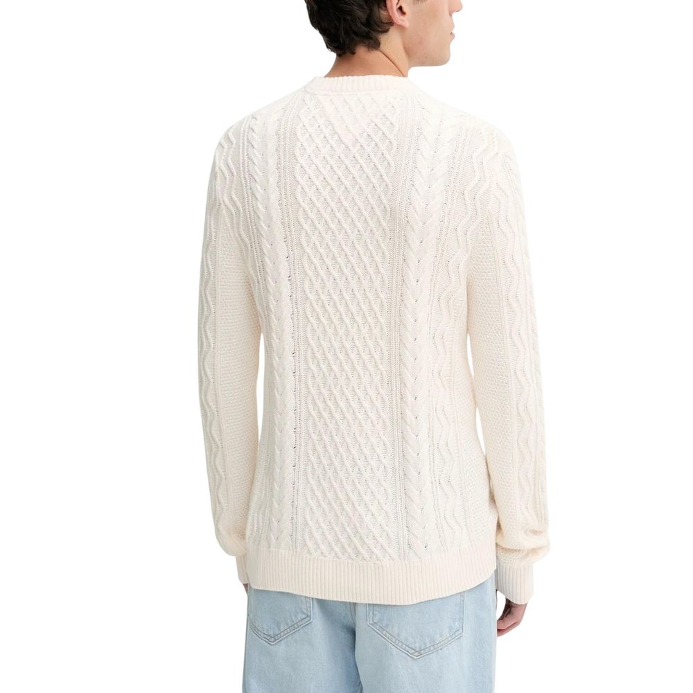 Gerecycled katoenen Jeans — Crème