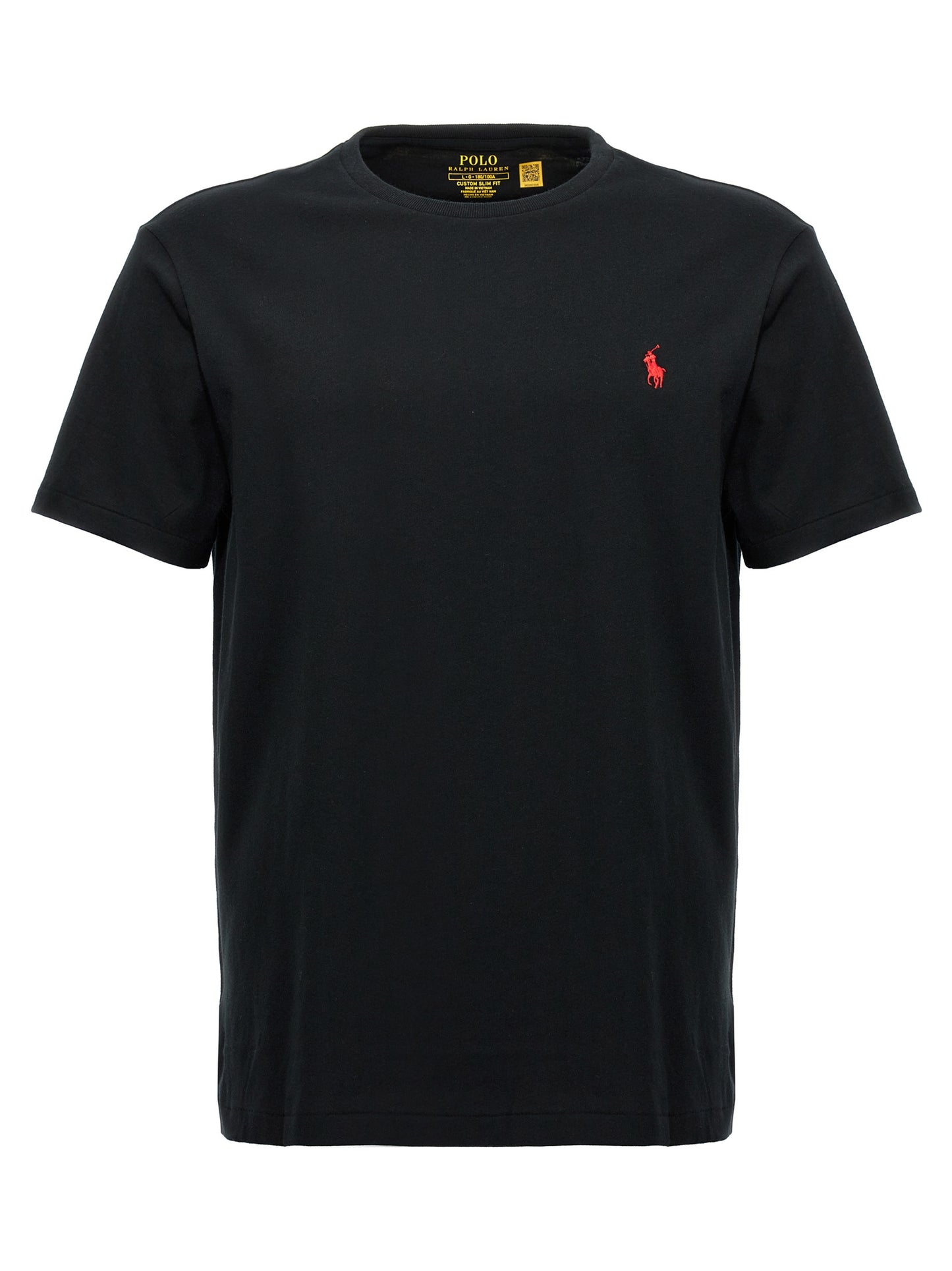 Katoenen T-shirt — Zwart