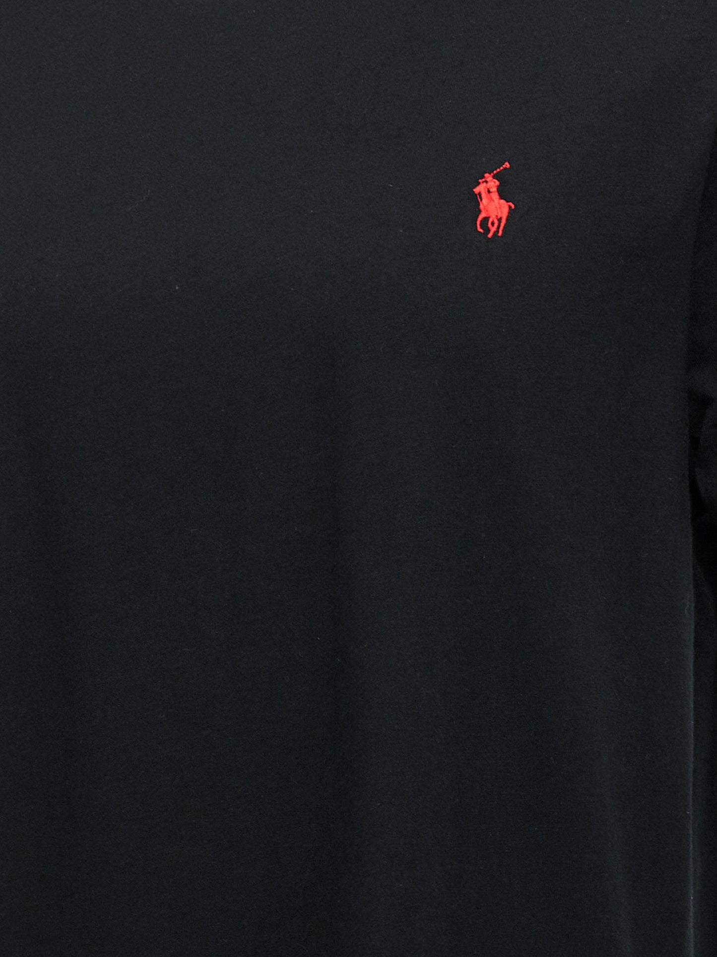 Katoenen T-shirt — Zwart