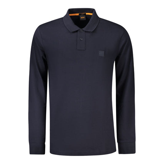 Katoenen Poloshirt — Blauw