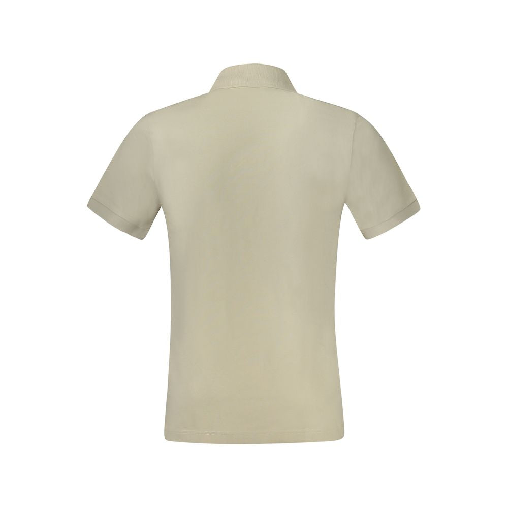 Katoenen Poloshirt — Beige