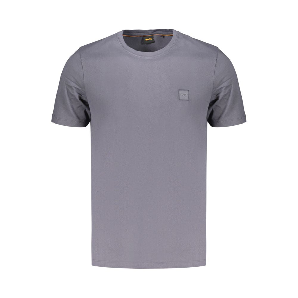 Katoenen T-shirt — Blauw