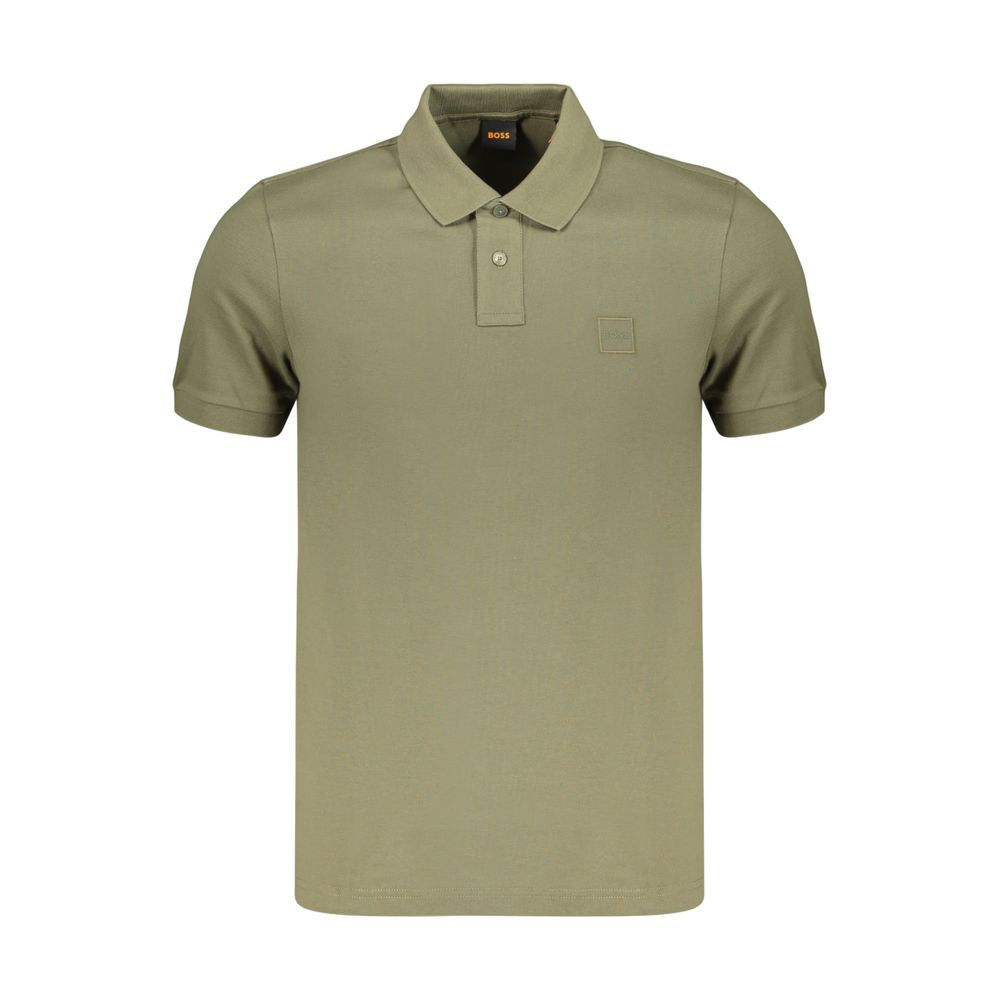 Katoenen Poloshirt — Groen
