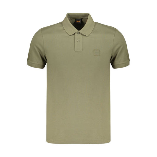 Katoenen Poloshirt — Groen