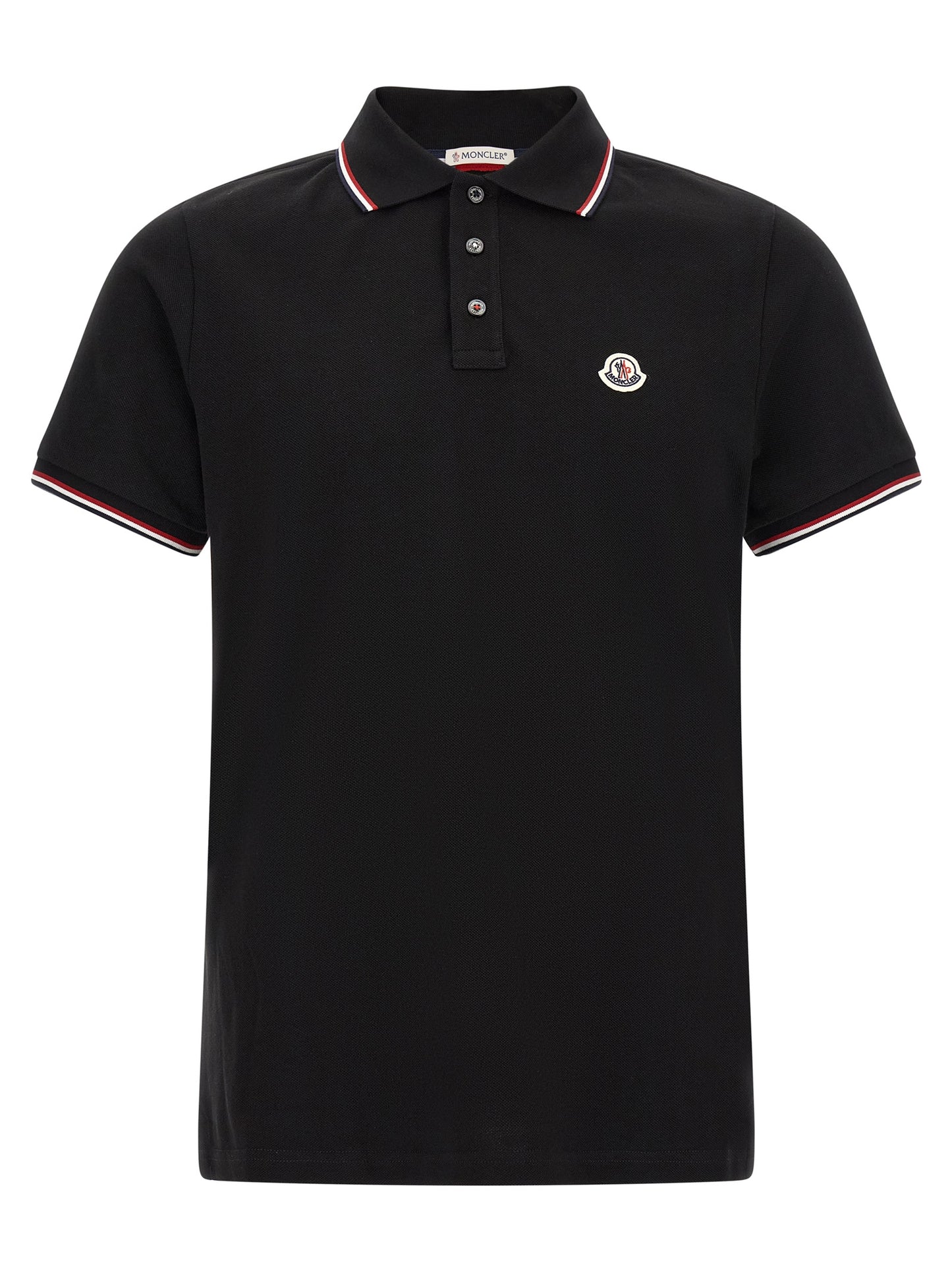 Katoenen Polo — Zwart