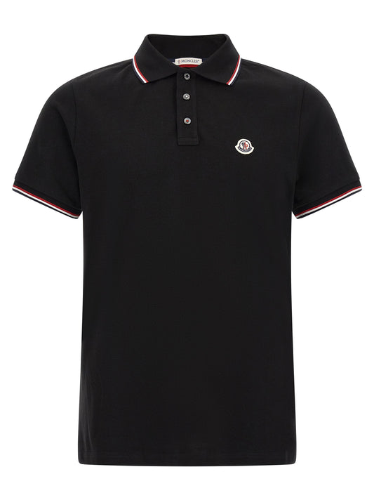 Katoenen Polo — Zwart