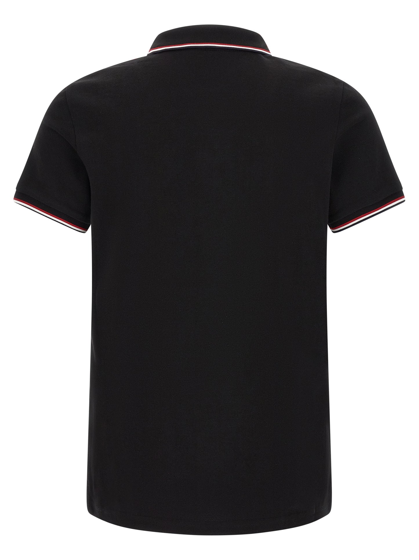 Katoenen Polo — Zwart