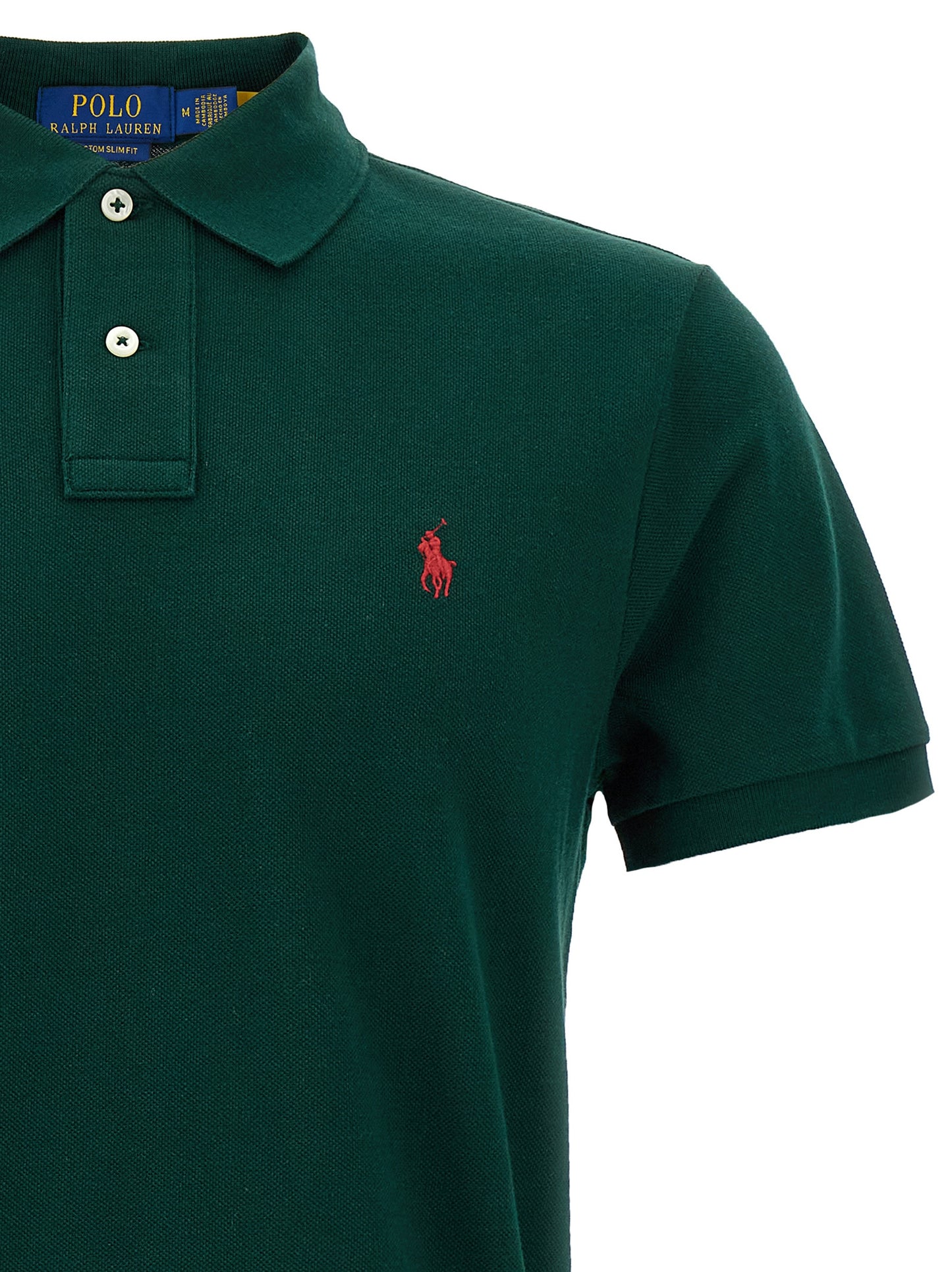 Katoenen Poloshirt — Tweekleurig