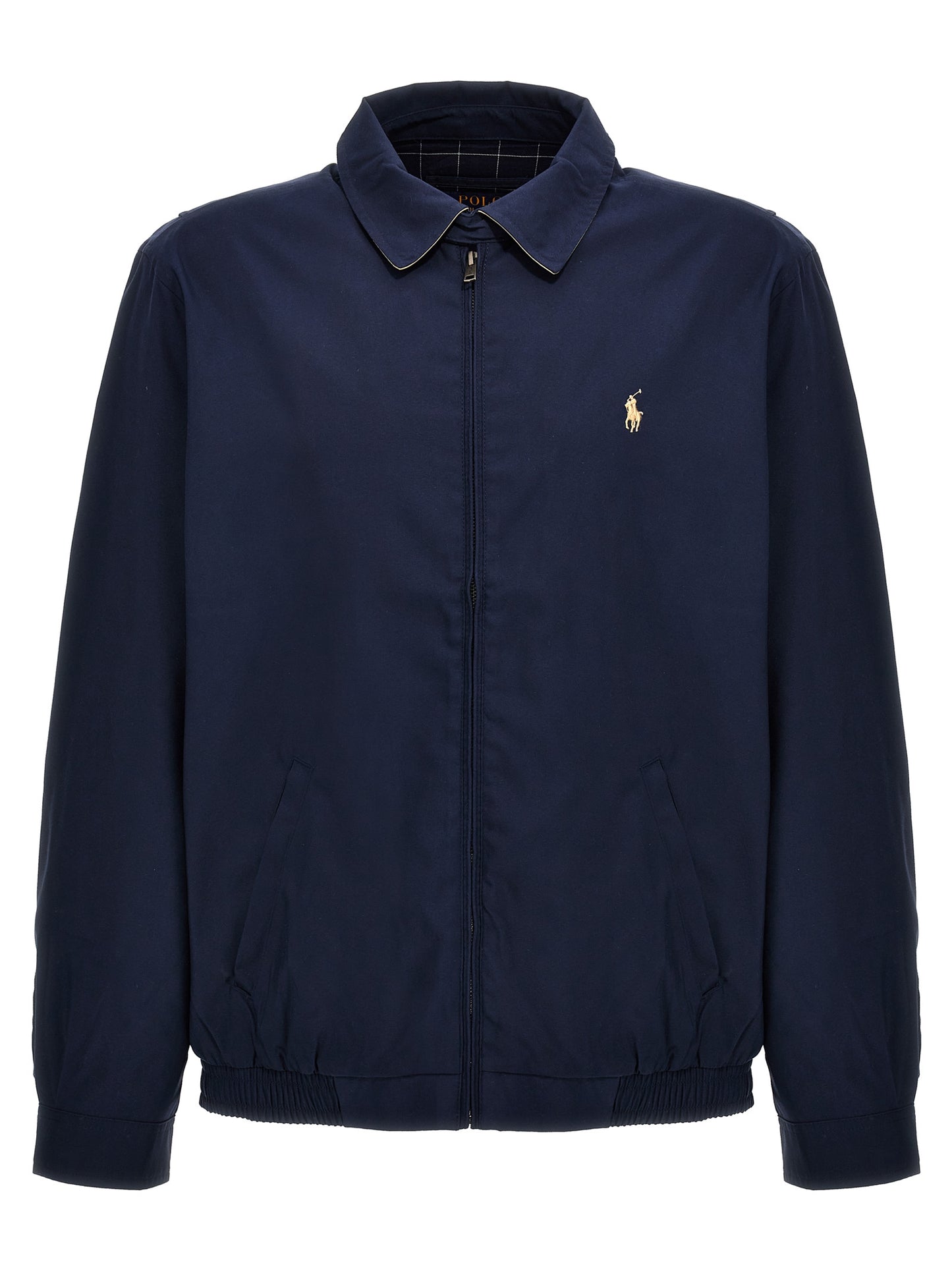Polyester Bomberjack — Blauw