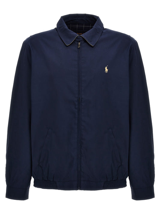 Polyester Bomberjack — Blauw