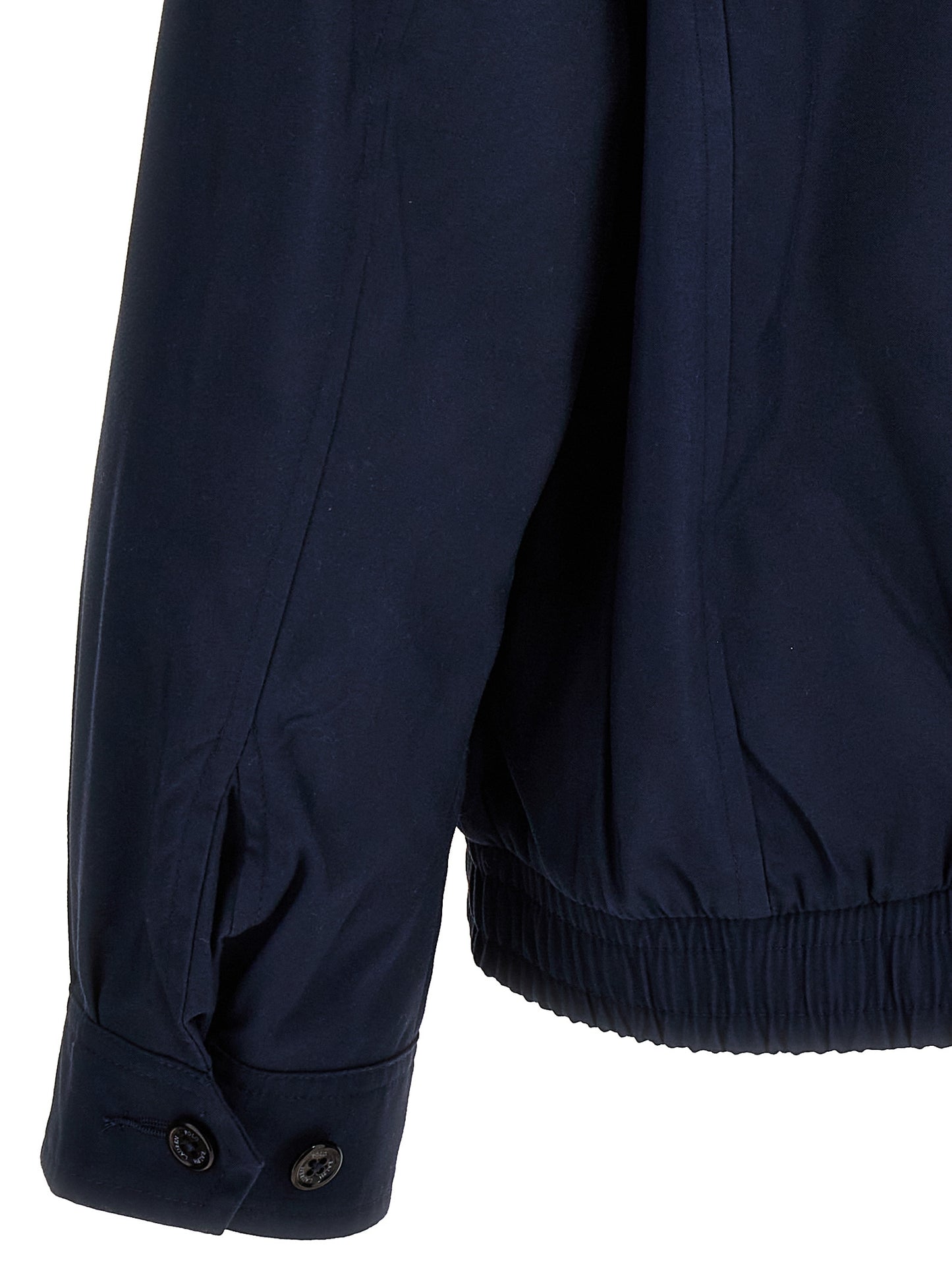 Polyester Bomberjack — Blauw