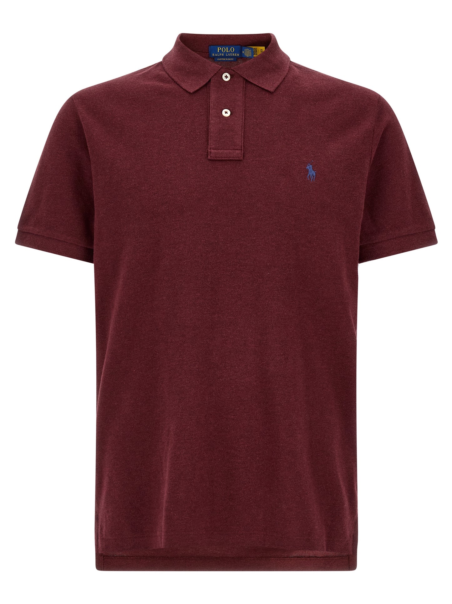 Katoenen Poloshirt — Bordeaux