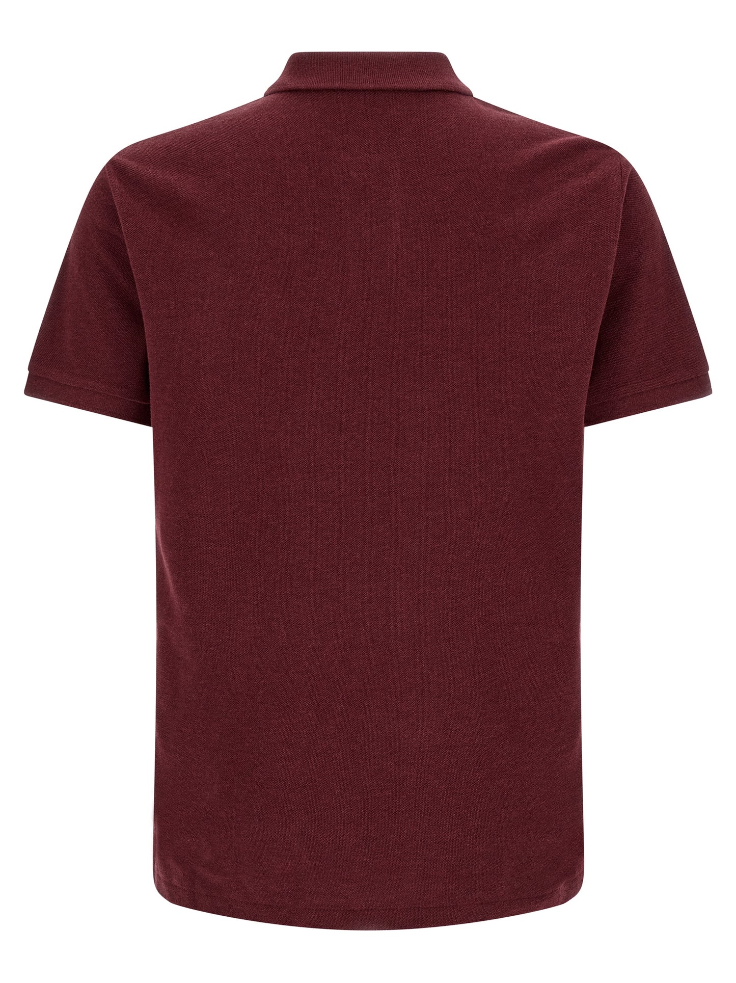Katoenen Poloshirt — Bordeaux