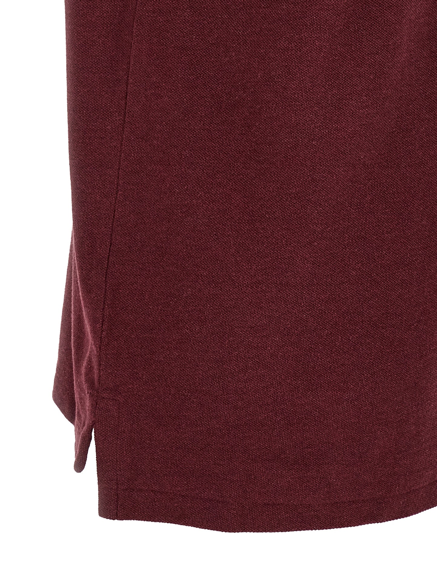 Katoenen Poloshirt — Bordeaux