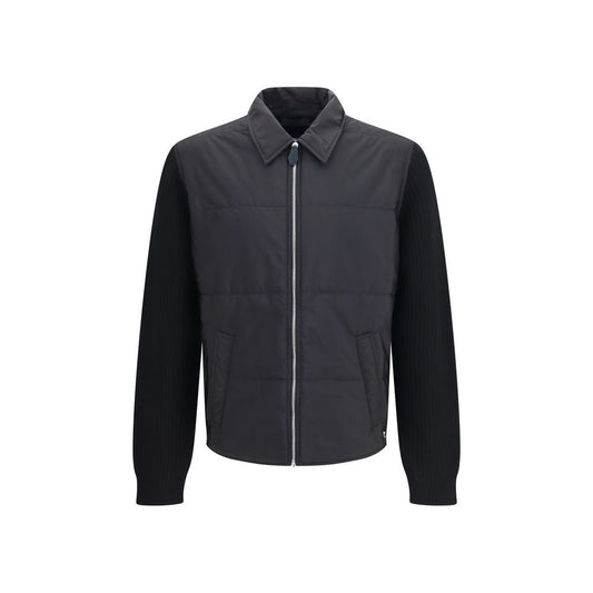 Black Wool Oves Aries Full-Length Jacket