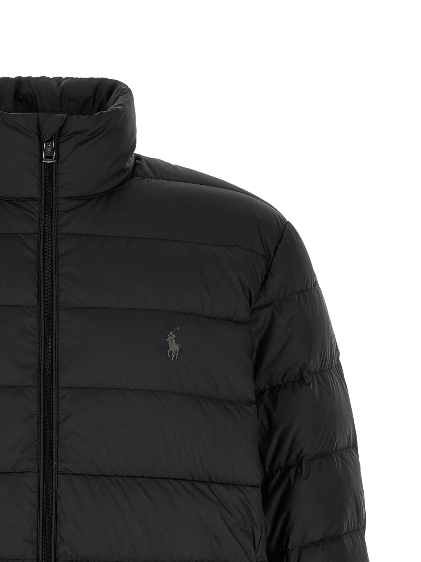 Polyester Donsjack — Zwart