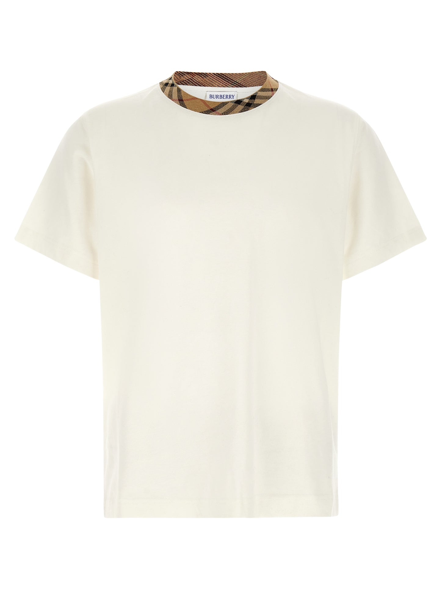 Katoenen T-shirt — Beige