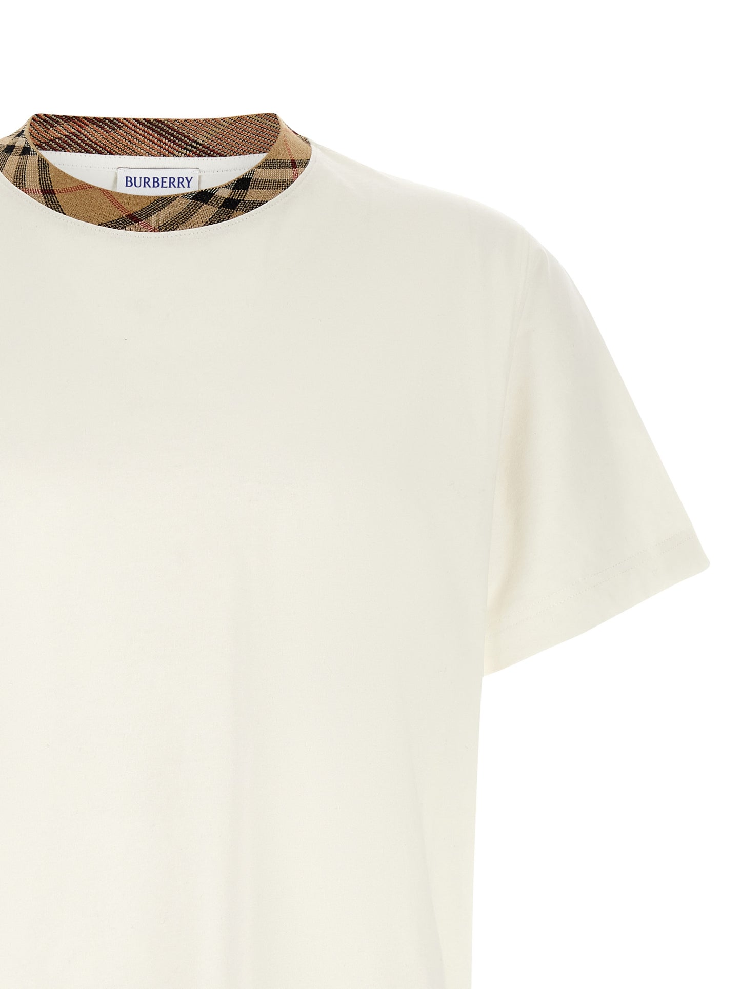 Katoenen T-shirt — Beige