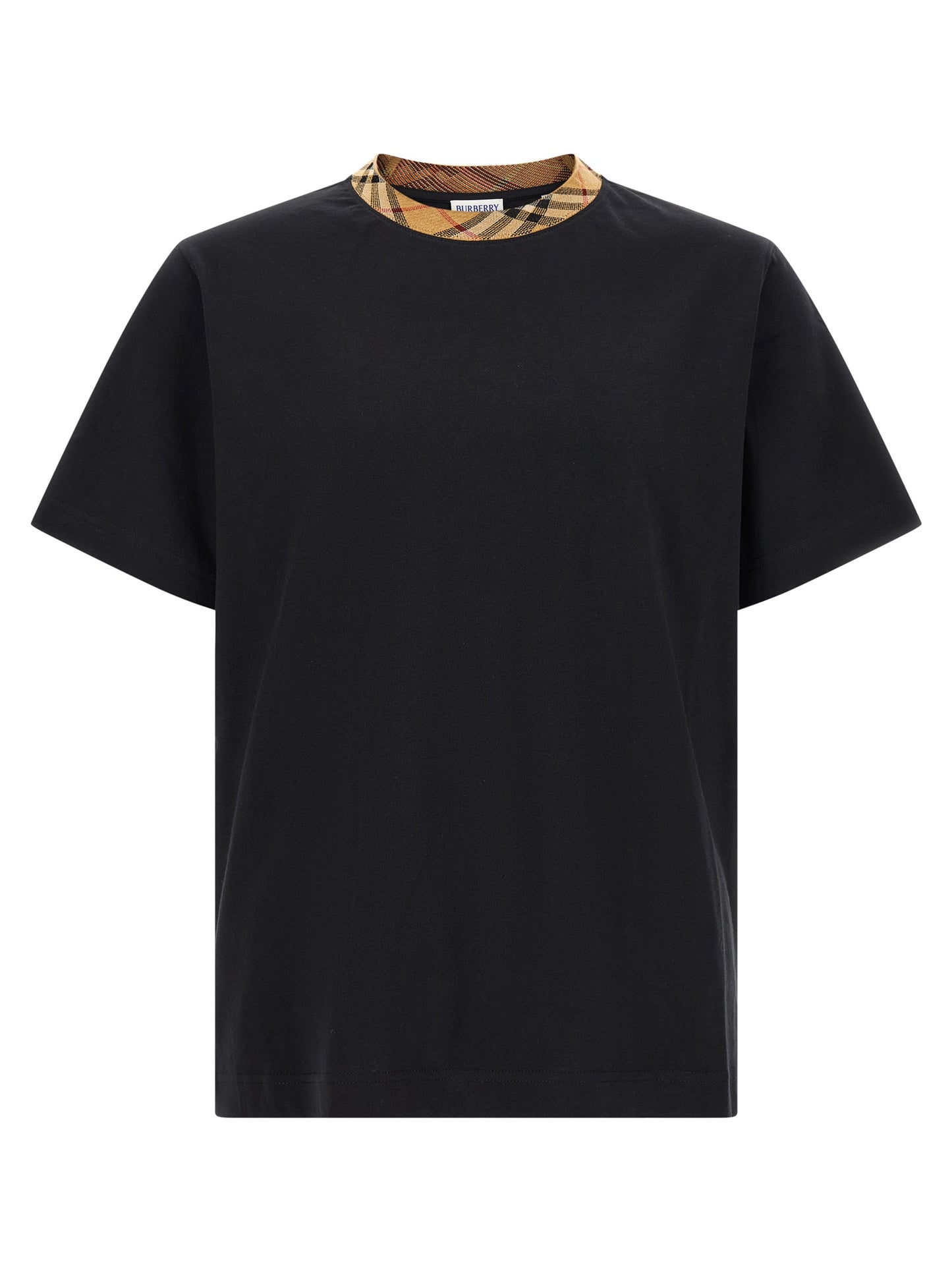 Katoenen T-shirt — Zwart
