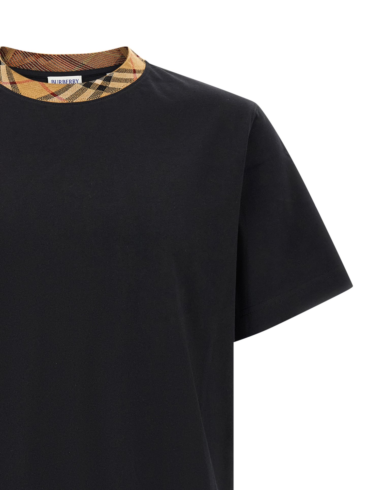 Katoenen T-shirt — Zwart