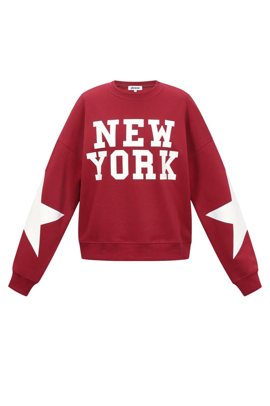 New York sweater with star