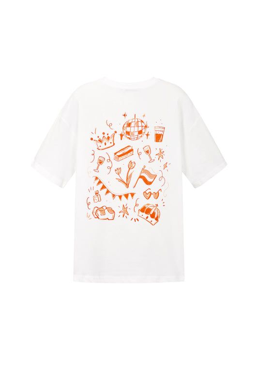 Crown Cartoon Pattern T-shirt