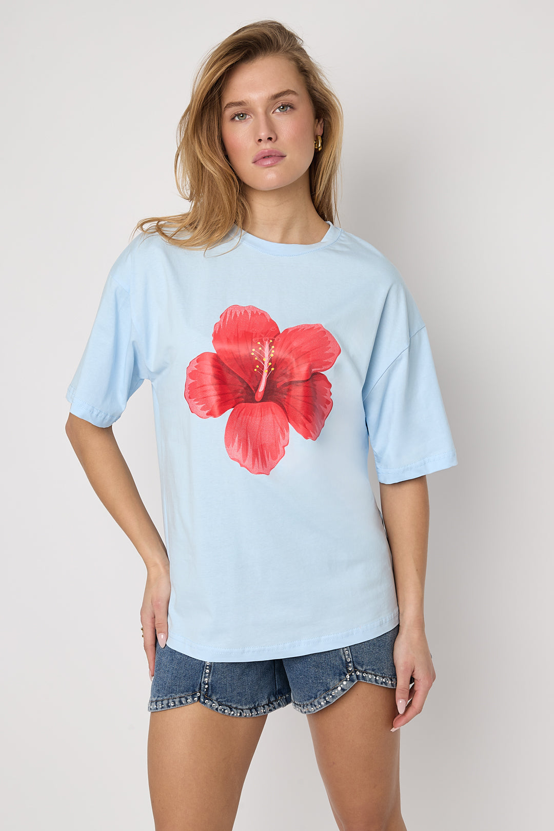 Tropical Flower T Shirt