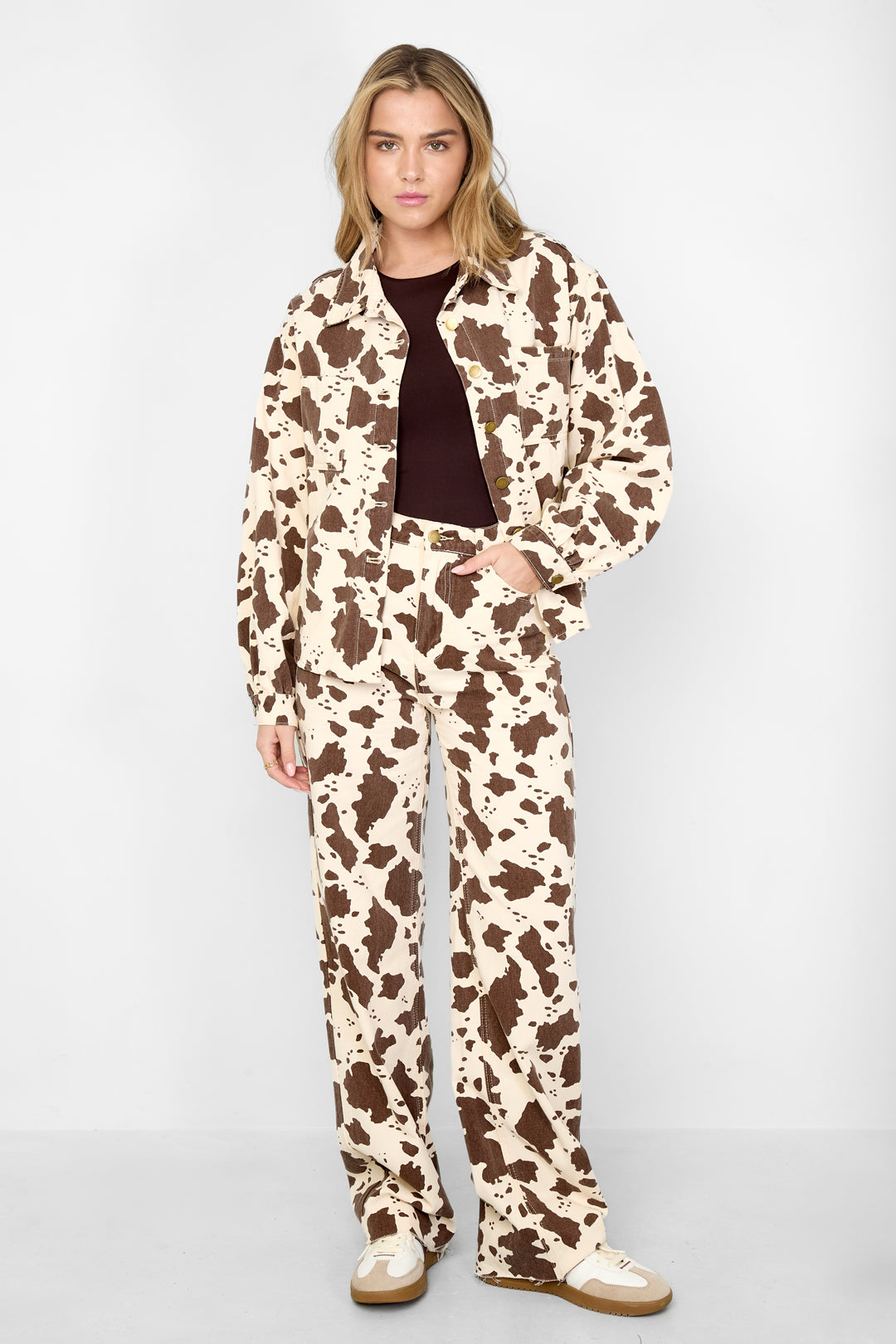 the cow girl & loving leopard jeans