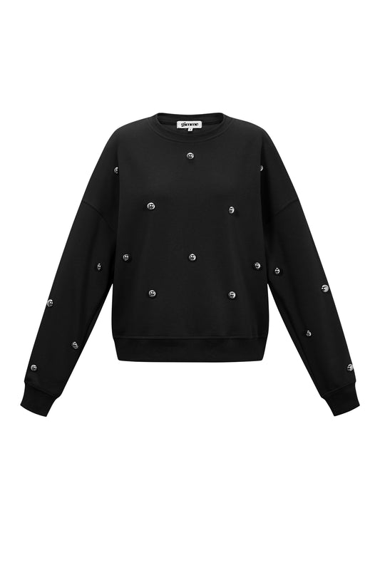 Sweater with studs