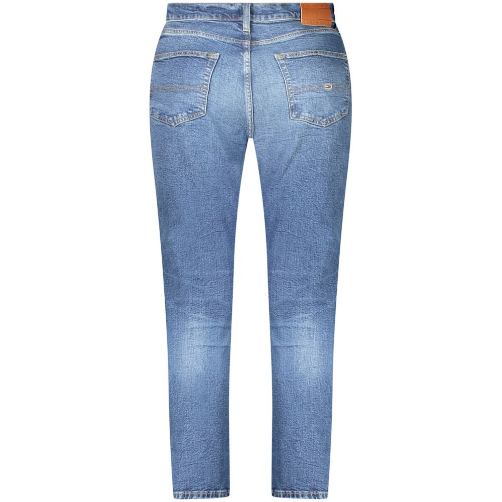 Katoenen Dad jeans — Blauw
