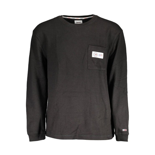 Katoenen Sweatshirt — Zwart