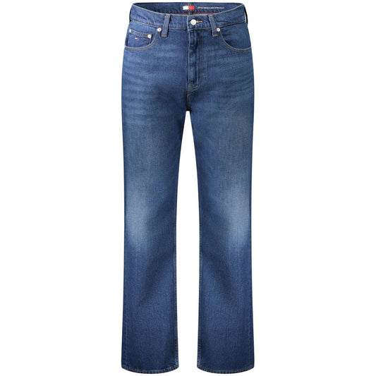 Katoenen Straight-leg jeans — Blauw