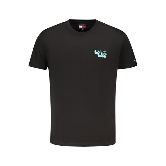 Katoenen T-shirt — Zwart