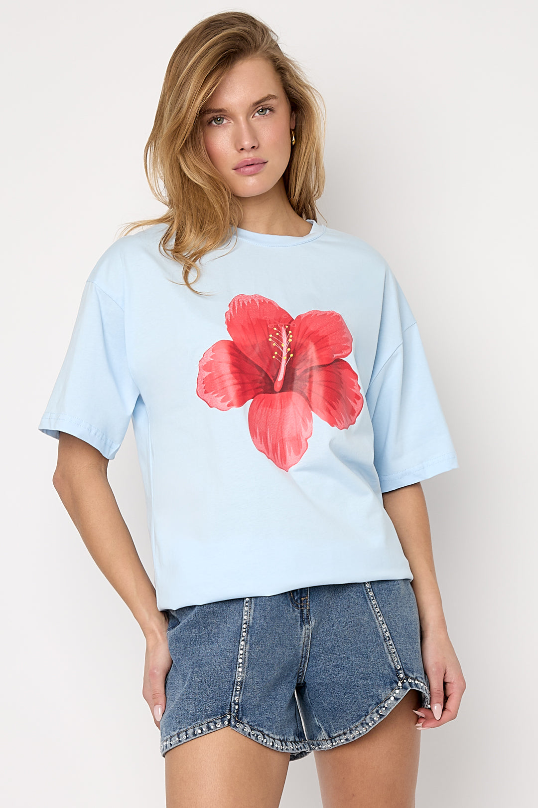 Tropical Flower T Shirt
